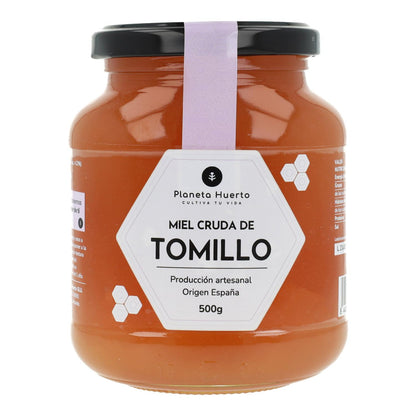 Pack 6x Miel Cruda de Tomillo Planeta Huerto 500 g
