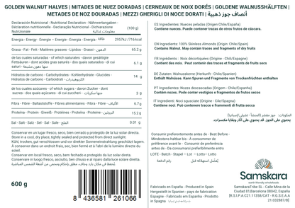 Mitades De Nuez Doradas Premium - Envasadas Al Vacío - 600g | Fruto Seco Premium, Snack Vegano Natural_2