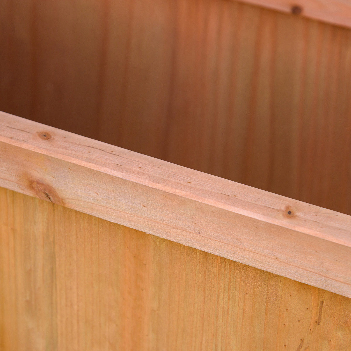 Outsunny Jardinera Con Enrejado Madera Arriate Para Trepadora 70x28x117cm Marrón_4