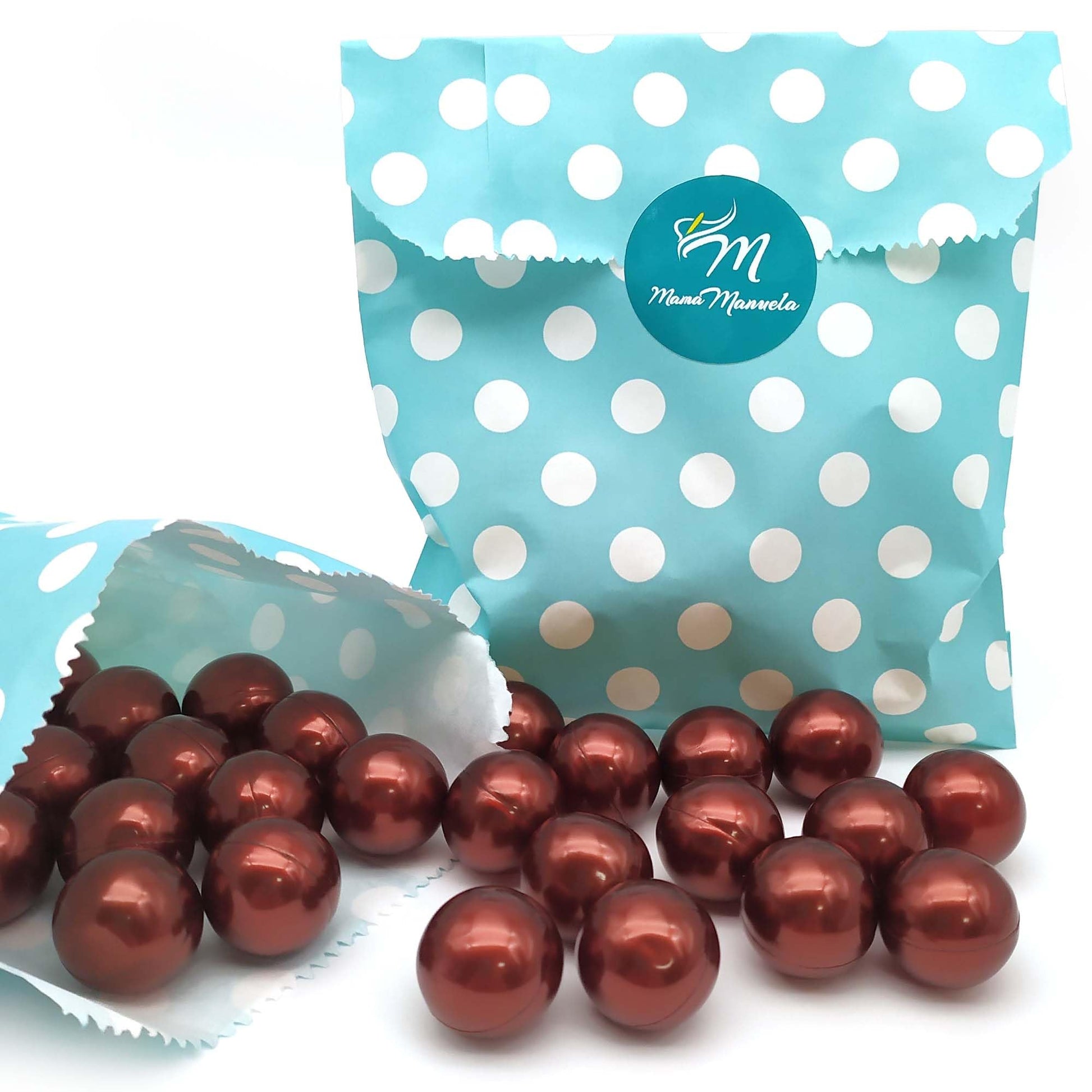 Caja 40 Perlas De Baño Con Aroma A Vainilla - Con Aceite De Soja - Hidratante Y Aromática - Forma Bola_5