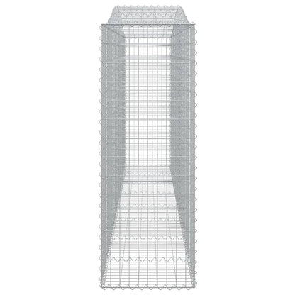 Cestas Gaviones 8 Uds Forma De Arco Hierro 400x50x140/160 Cm_4