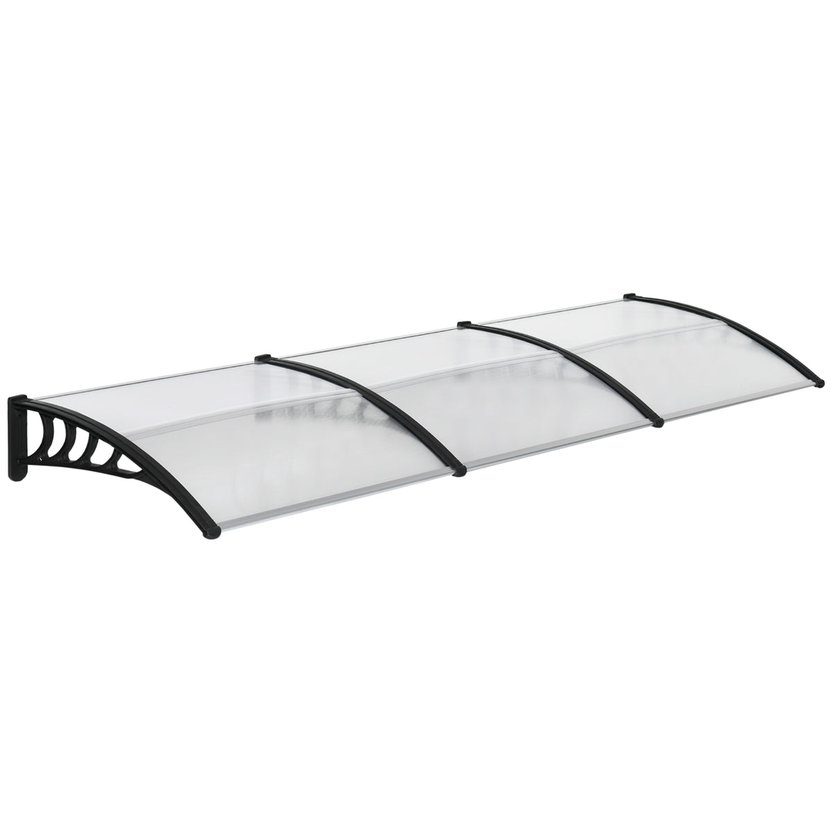 Outsunny Tejadillo De Protección 303x96 Cm Marquesina Exterior Para Puertas_0