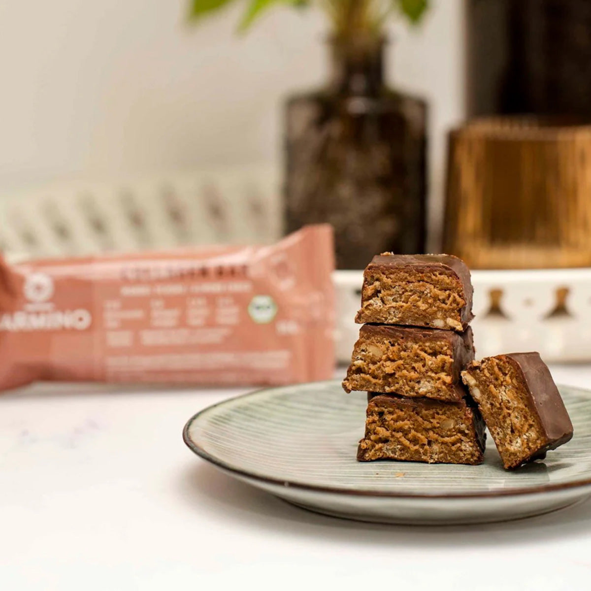 Barrita de Colágeno y Proteica BIO Almendra y Cacao Jarmino
