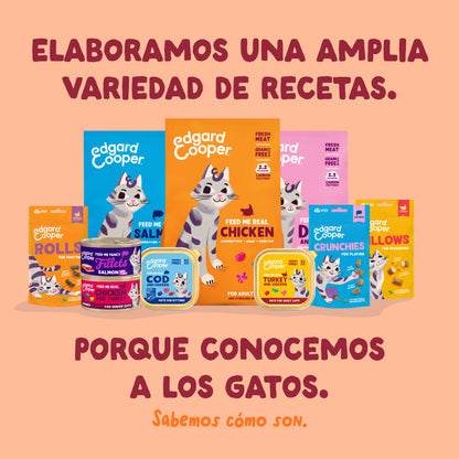 Filetes de pollo para gatos Edgard &amp; Cooper 70 g