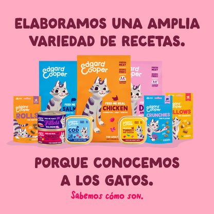 Filetes de pollo con gambas para gatos Edgard &amp; Cooper 70 g