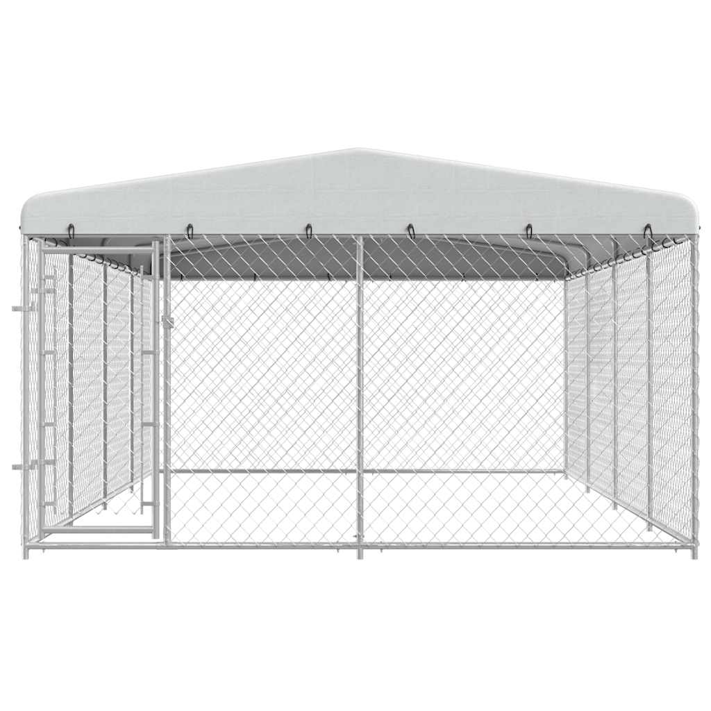 Perrera De Exterior Con Techo 7,6x3,8x2,3 M_3