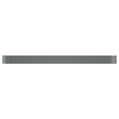 Jardinera Arriate Acero Galvanizado Gris 512x80x36 Cm_2
