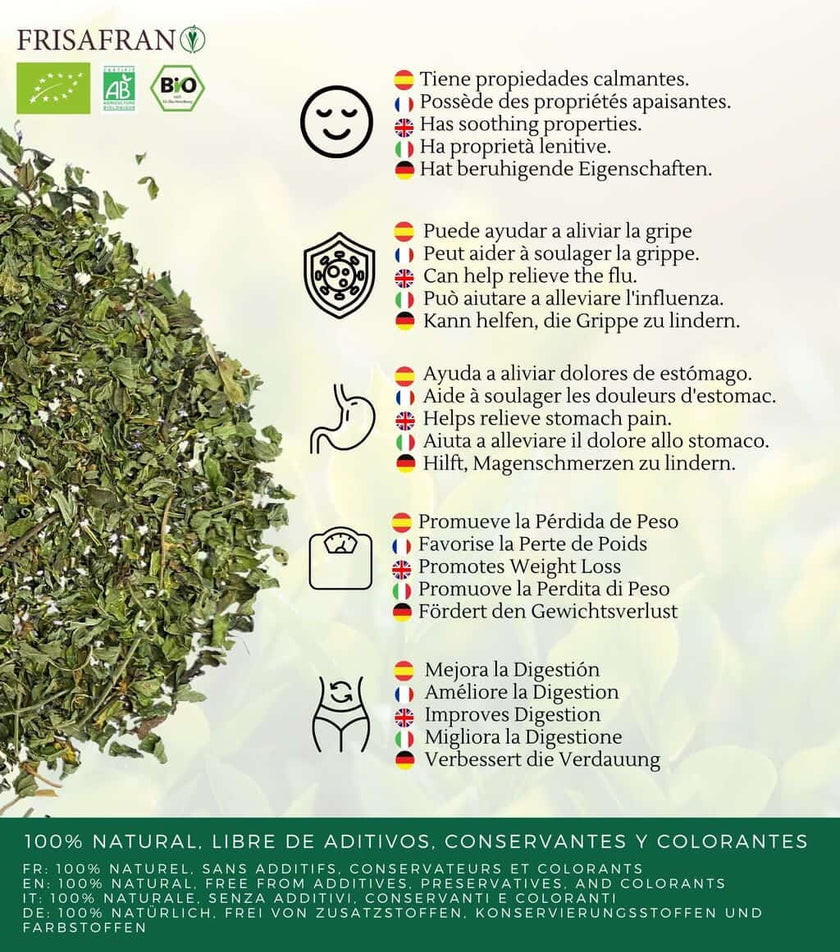 Infusión De Poleo Menta A Granel Ecológica | Frisafran 100 G_2