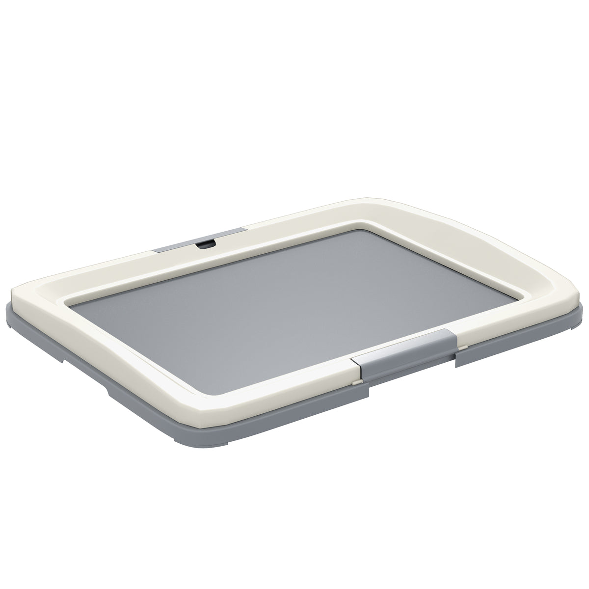 Pawhut Inodoro Para Perros Con Bandeja Para Exterior E Interior 63x48,5x6cm Gris_0