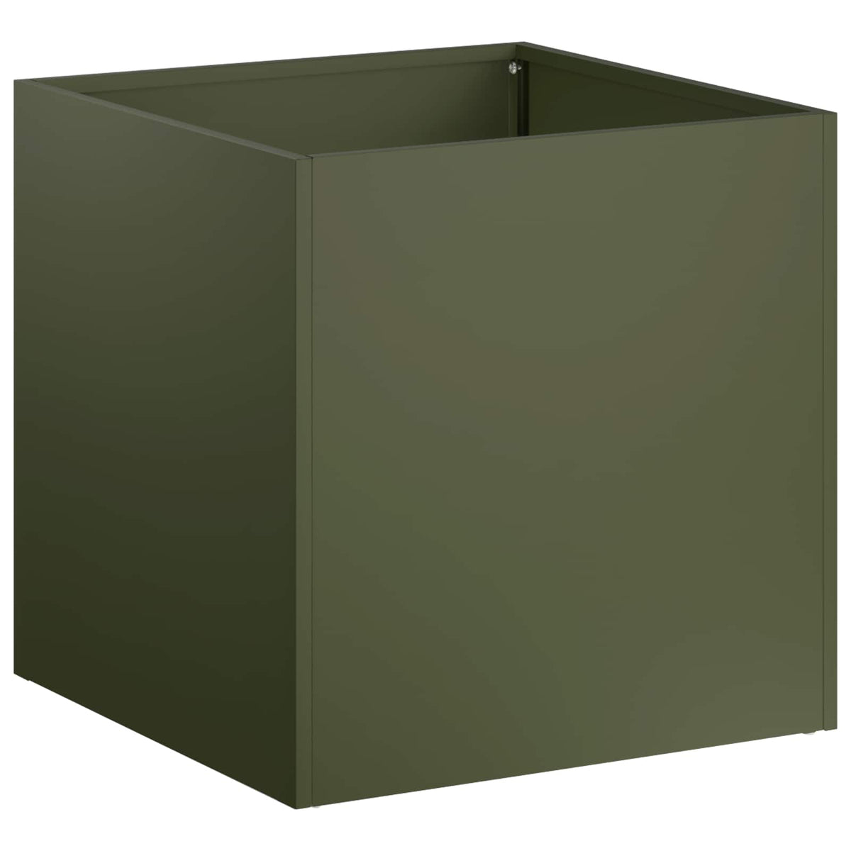 Macetero De Jardín 2 Uds. Verde Oliva 35 X 35 X 35 Cm_2