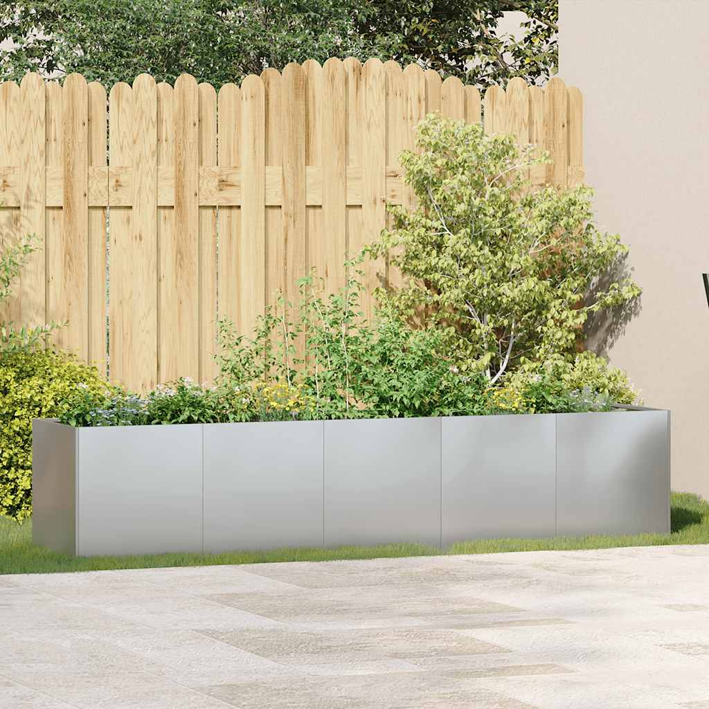 Jardinera 200x40x40 Cm De Acero Galvanizado_2
