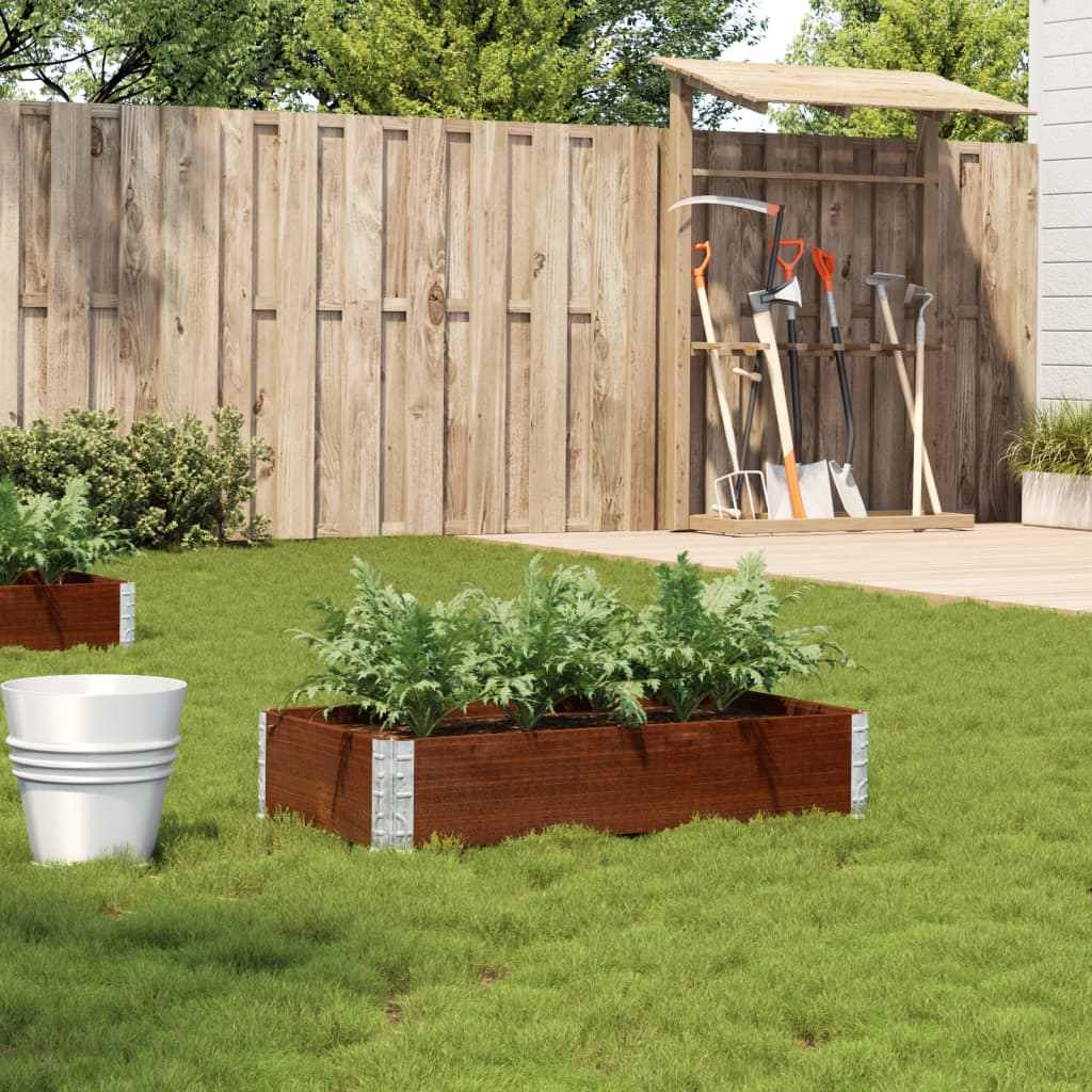 Jardinera De Madera Maciza De Pino Marrón 100x50 Cm_1