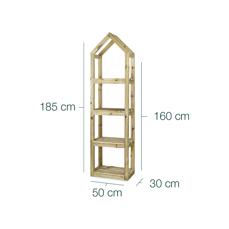 Estantería De Madera Outdoor Para Plantas Campanile L Hortalia_3