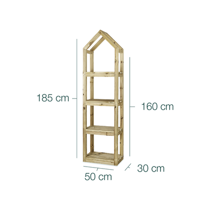 Estantería De Madera Outdoor Para Plantas Campanile L Hortalia_3