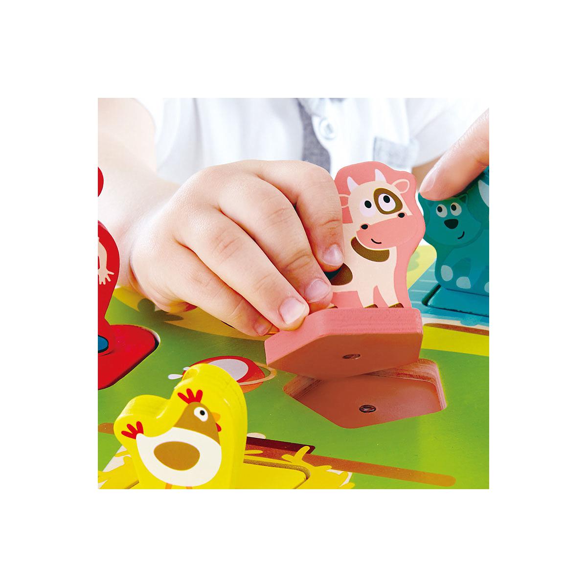 Puzzle Integrado Farmyard Hape_1