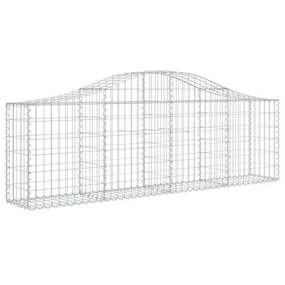 Cestas Gaviones 2 Uds Forma De Arco Hierro 200x30x60/80 Cm_2