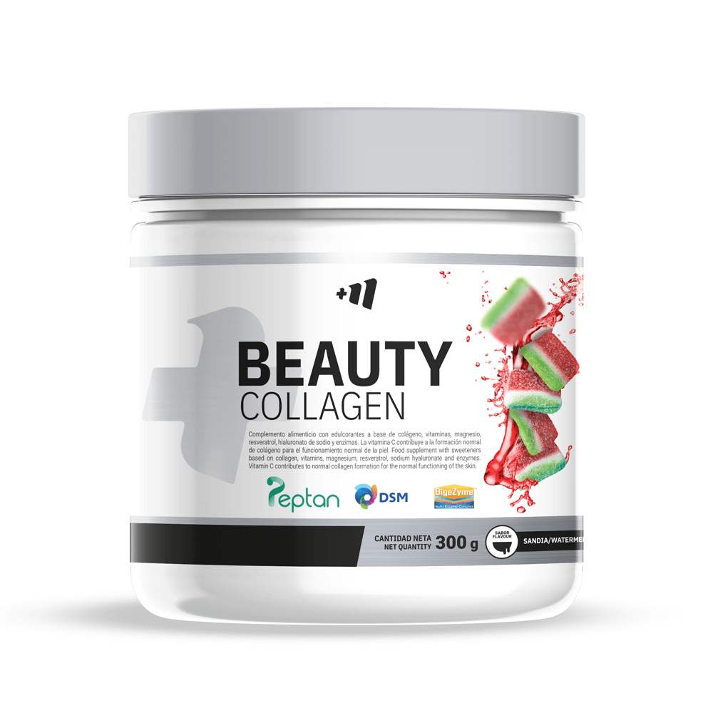 Beauty Collagen (colágeno Marino Hidrolizado Peptan®) - 300g - Sandias De Gominola - Mejora La Salud De L - Masmusculo_0
