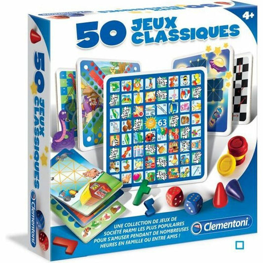 Juego De Mesa Clementoni 50 Juegos Clásicos_0