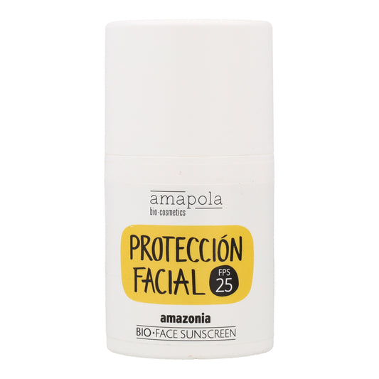 Protector solar facial SPF 25 Amazonia Amapola 50ml