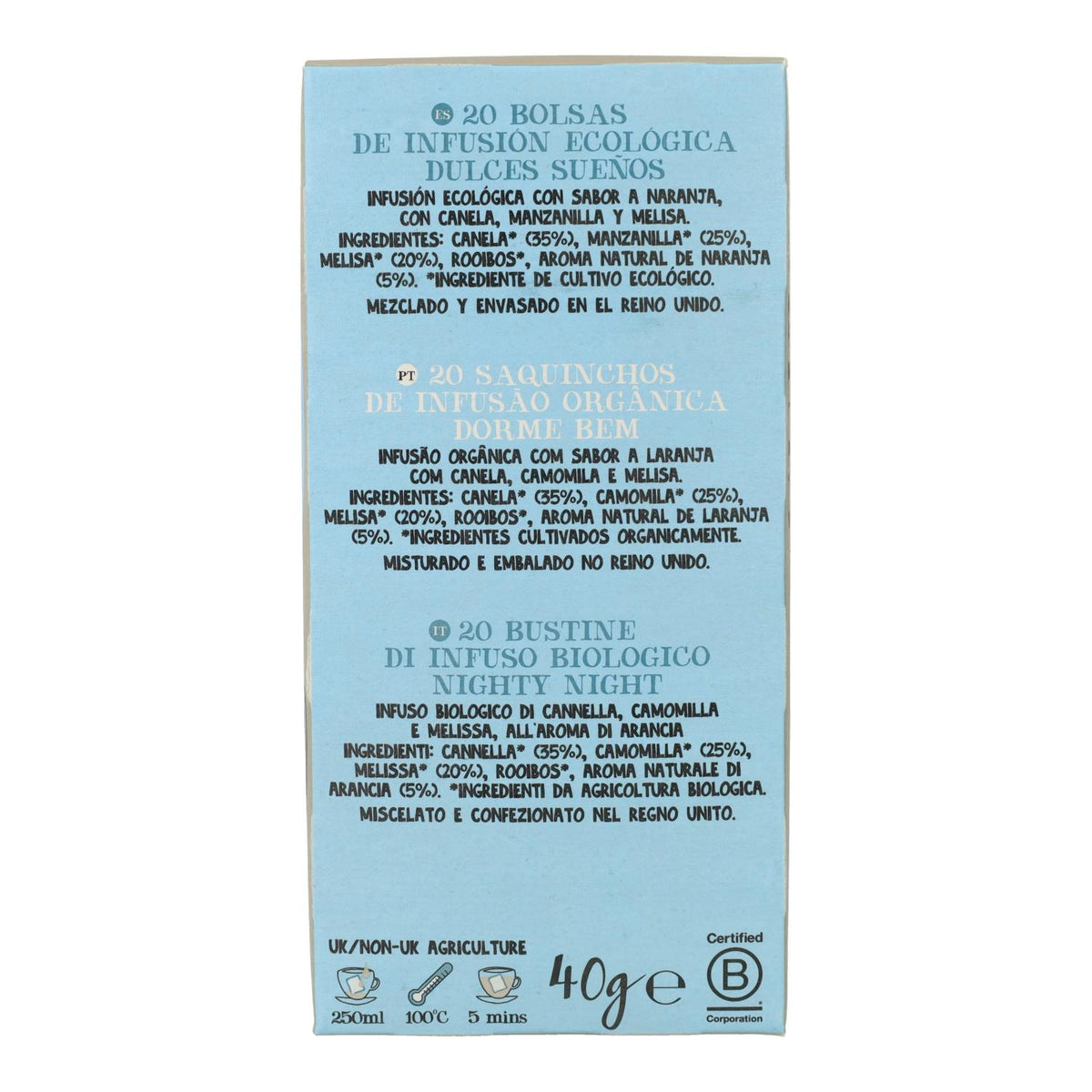 Infusión Little Dreamer Bio Cupper 20 bolsitas