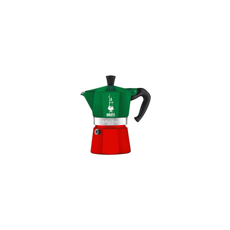 Cafetera Manual Bialetti 0005322 Cafetera Italiana 0,13 L Verde, Rojo_0