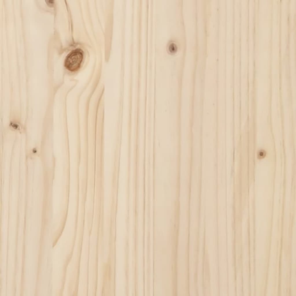 Jardinera De Madera Maciza De Pino 78x78x27 Cm_5