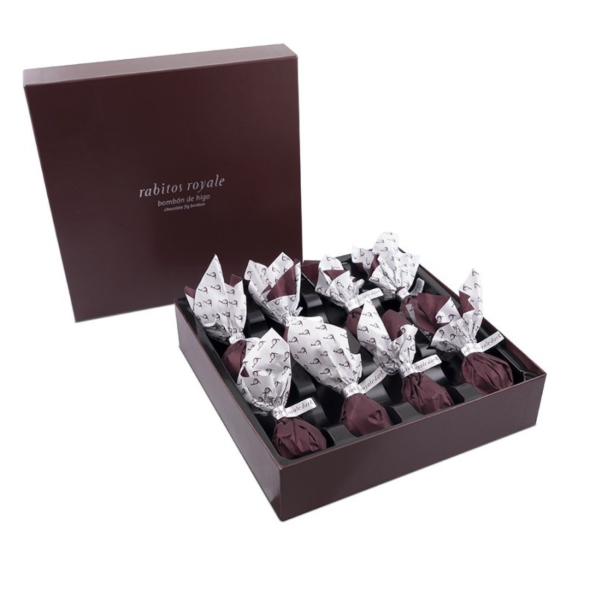 Bombones de Higo con Chocolate Negro Rabitos Royale 142g