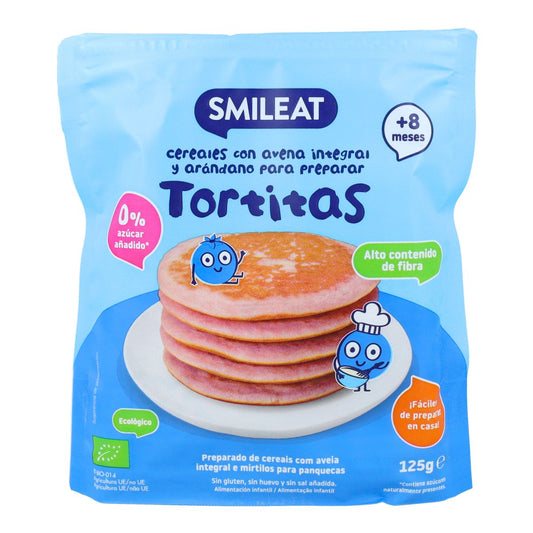 Mix Tortitas Avena integral y arándanos ECO Smileat 125 g
