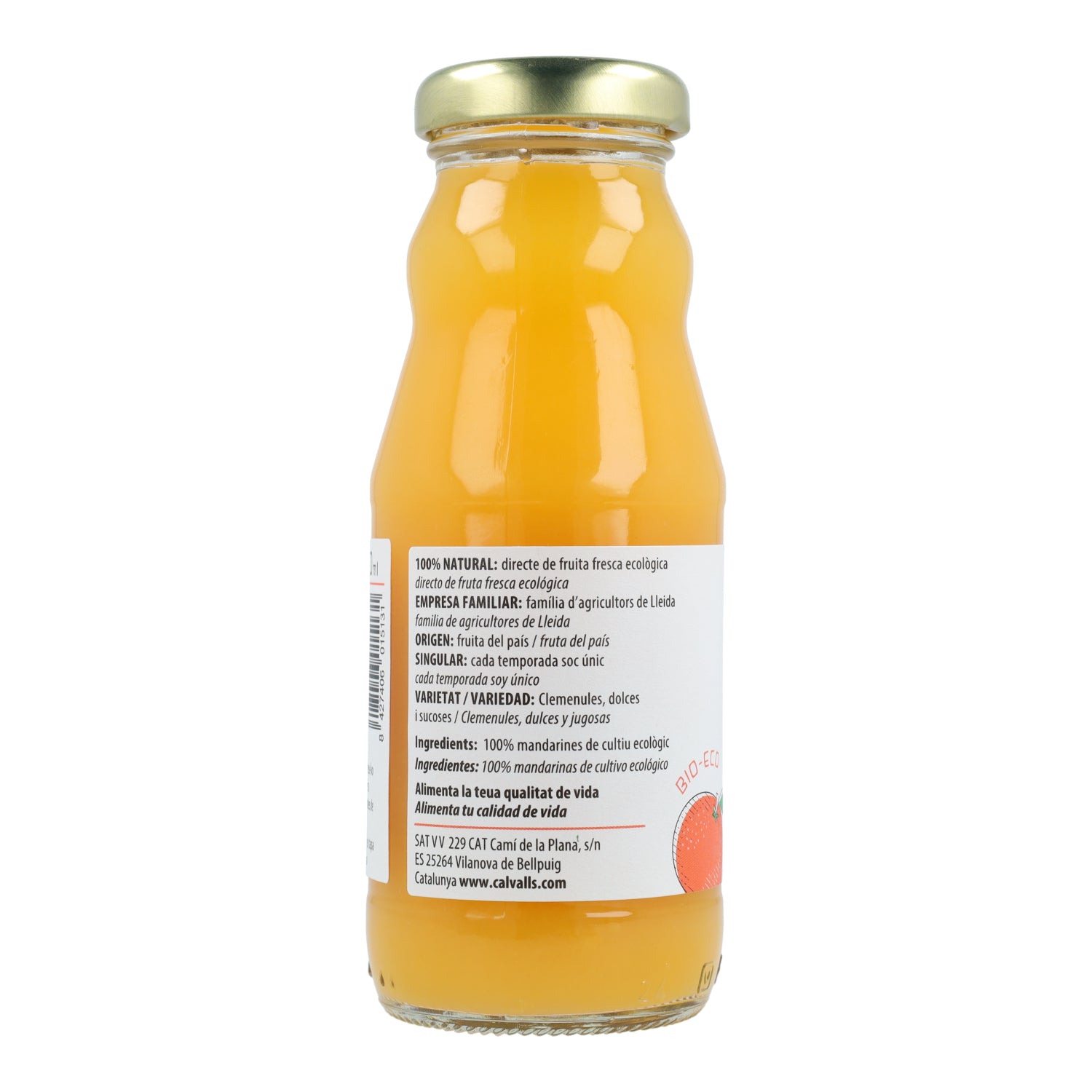 Zumo de Mandarina ECO Cal Valls 200 ml