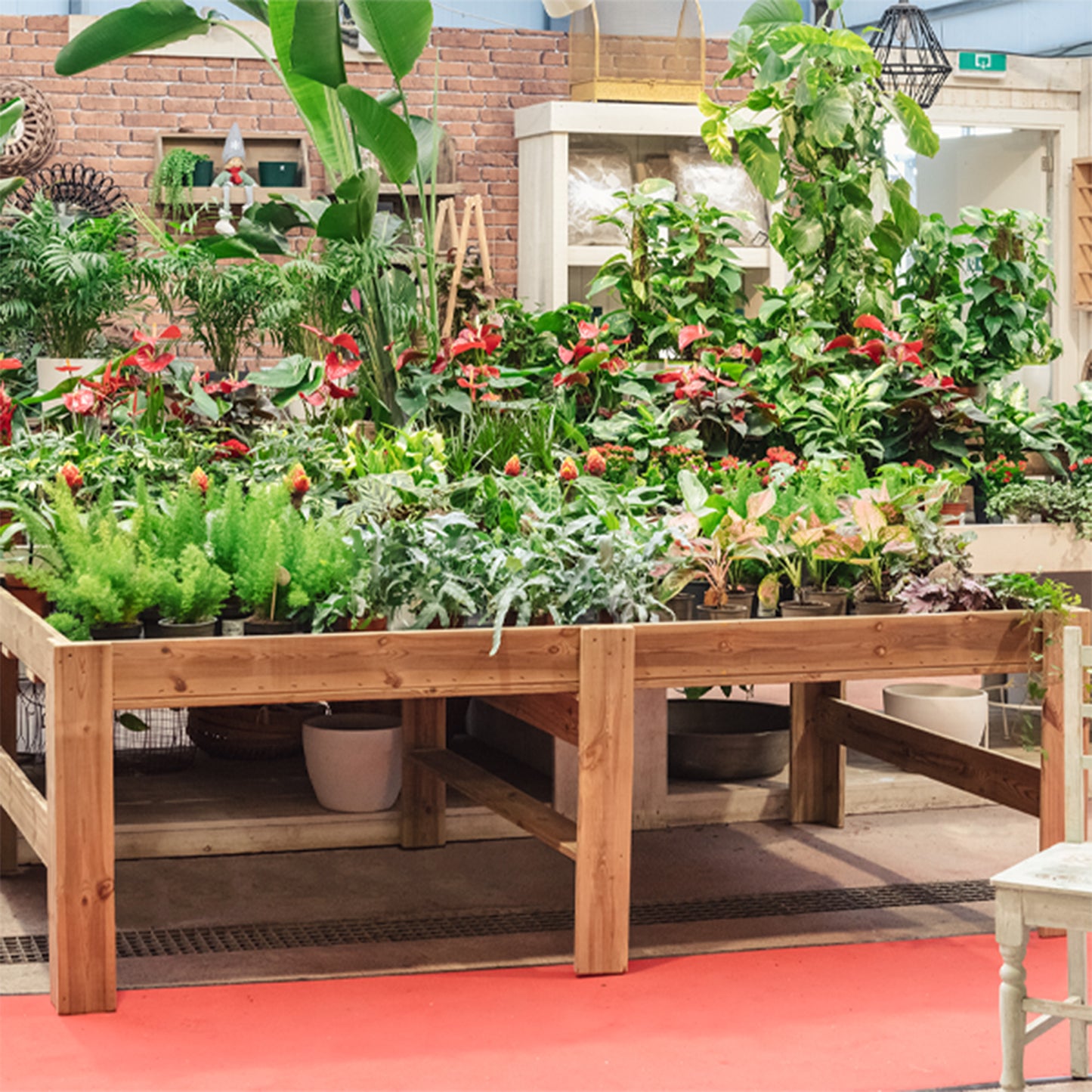 Mesa Expositora De Madera Blossom Hortalia_1