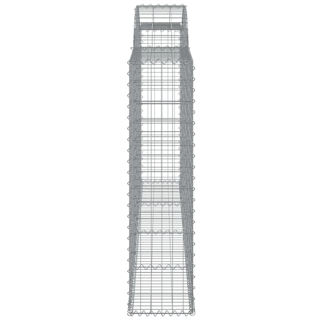 Cestas Gaviones 3 Uds Forma De Arco Hierro 300x30x120/140 Cm_4