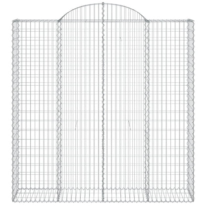 Cestas De Gaviones 12 Uds Forma De Arco Hierro 200x50x200/220cm_3