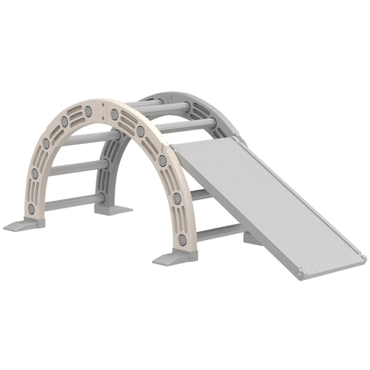 Escalador Para Niños Aiyaplay Hdpe, Pp Gris Y Blanco 164x70x57 Cm 331-094v00gy_0