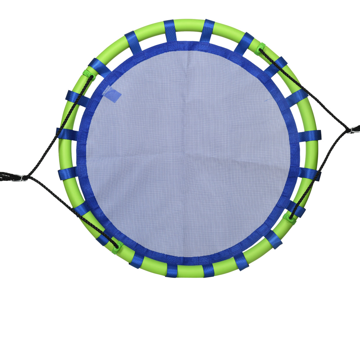 Outsunny Columpio Infantil Nido Con Altura Ajustable Carga 150kg Ø100x120-180 Cm_3