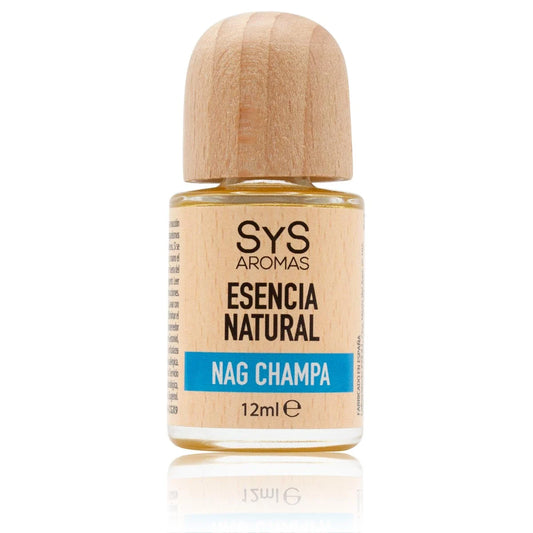 Esencia Natural Nag Champa SYS Aromas 12 ml | Aroma Floral y Oriental | Para Quemadores y Humidificadores_0
