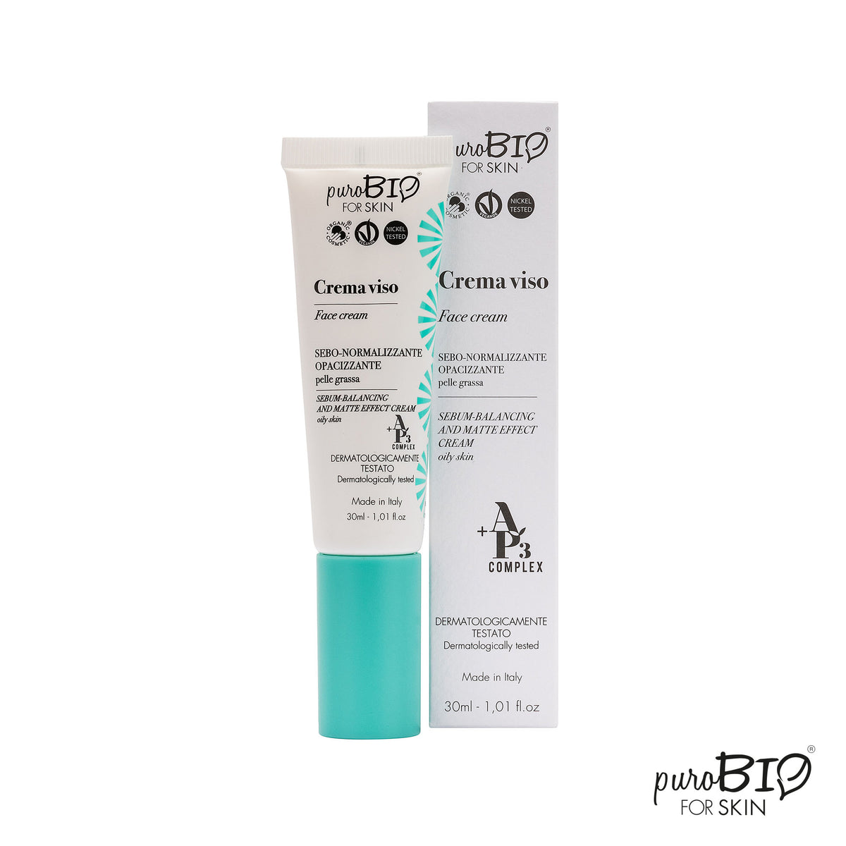 Crema Facial Matificante y Equilibrante Purobio 30 ml_0