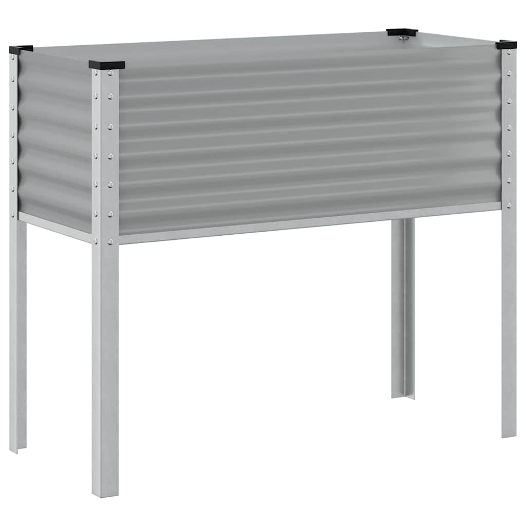 Jardinera De Acero Gris 100x45x90 Cm_4