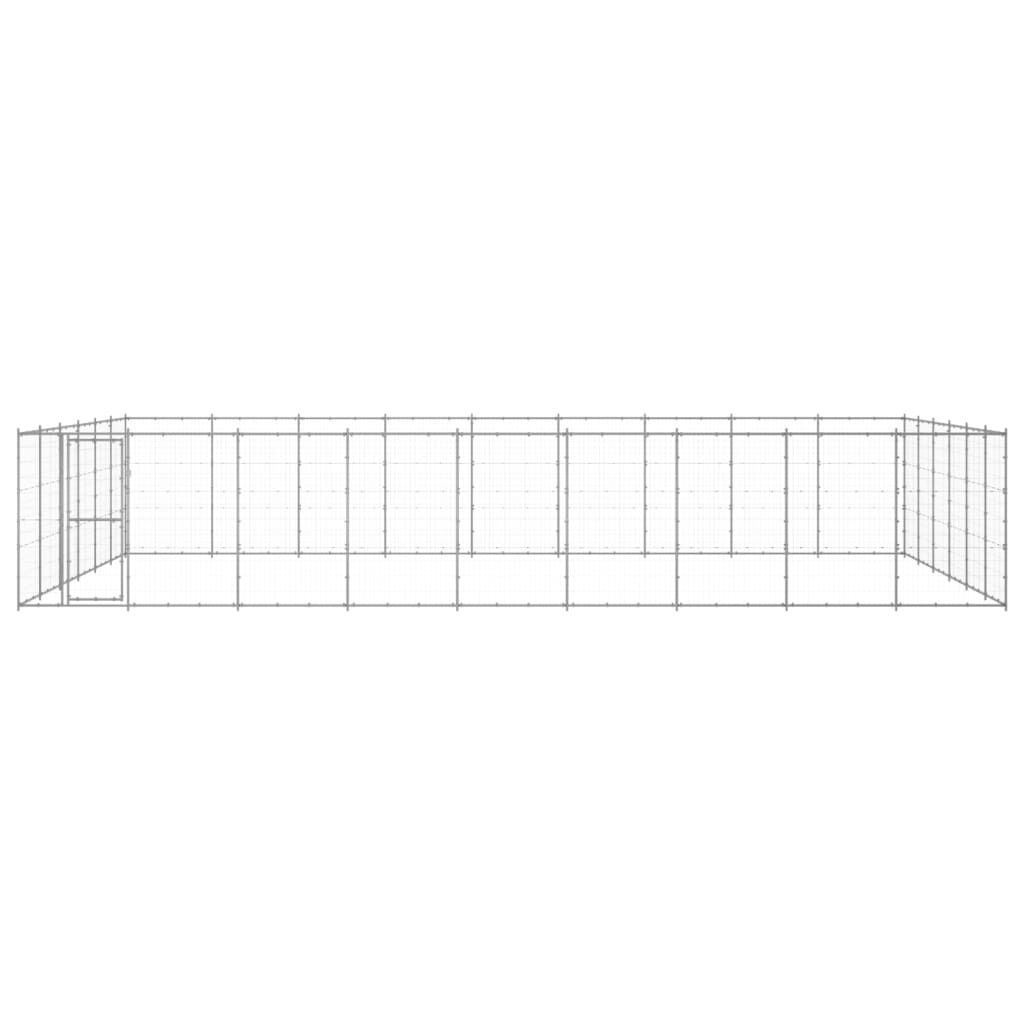 Perrera De Exterior De Acero Galvanizado 65,34 M²_0