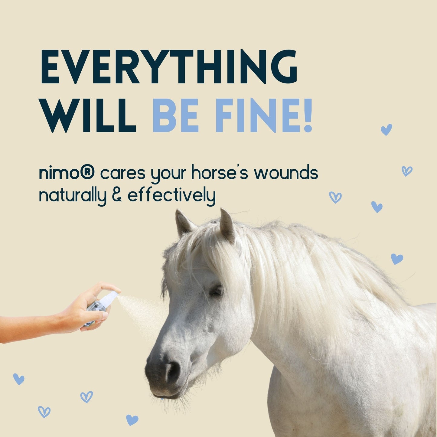 Spray Para Heridas Para Caballos - Nimo - 250 Ml_1
