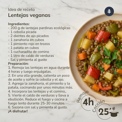 Lenteja Pardina ECO Planeta Huerto 500 g