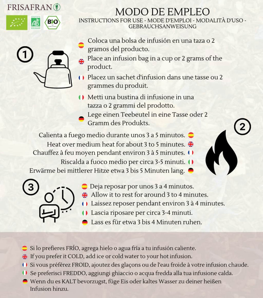 Infusión De Rooibos Naranja Ecológica En Pirámides | Calidad | Frisafran 30 Uds_5
