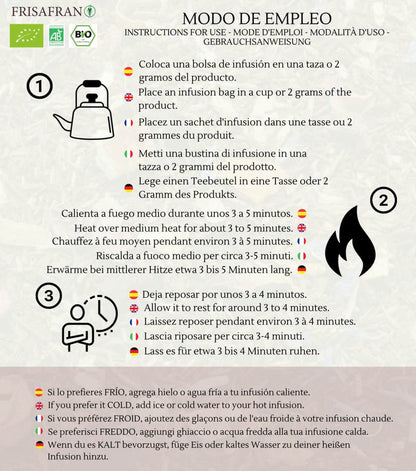 Infusión De Rooibos Naranja Ecológica En Pirámides | Calidad | Frisafran 30 Uds_5
