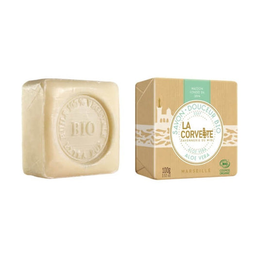 Jabón pastilla aloe vera La Corvette 300 ml