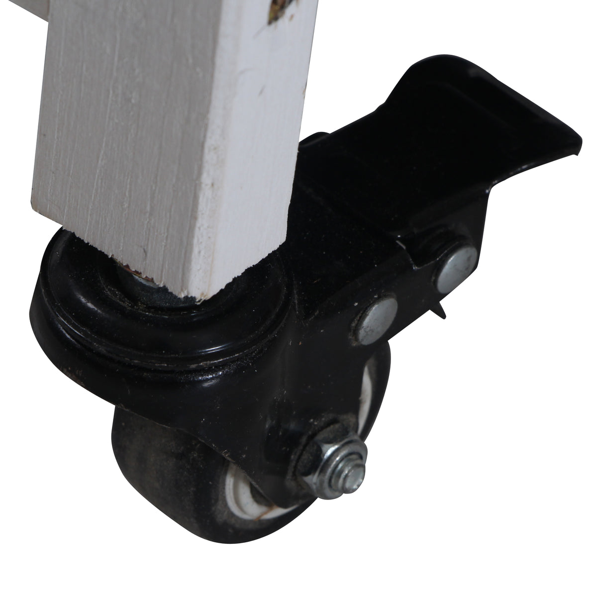 Conejera De Madera Con Ruedas De 2 Niveles Pawhut 147x45,5x88,5cm Gris_4