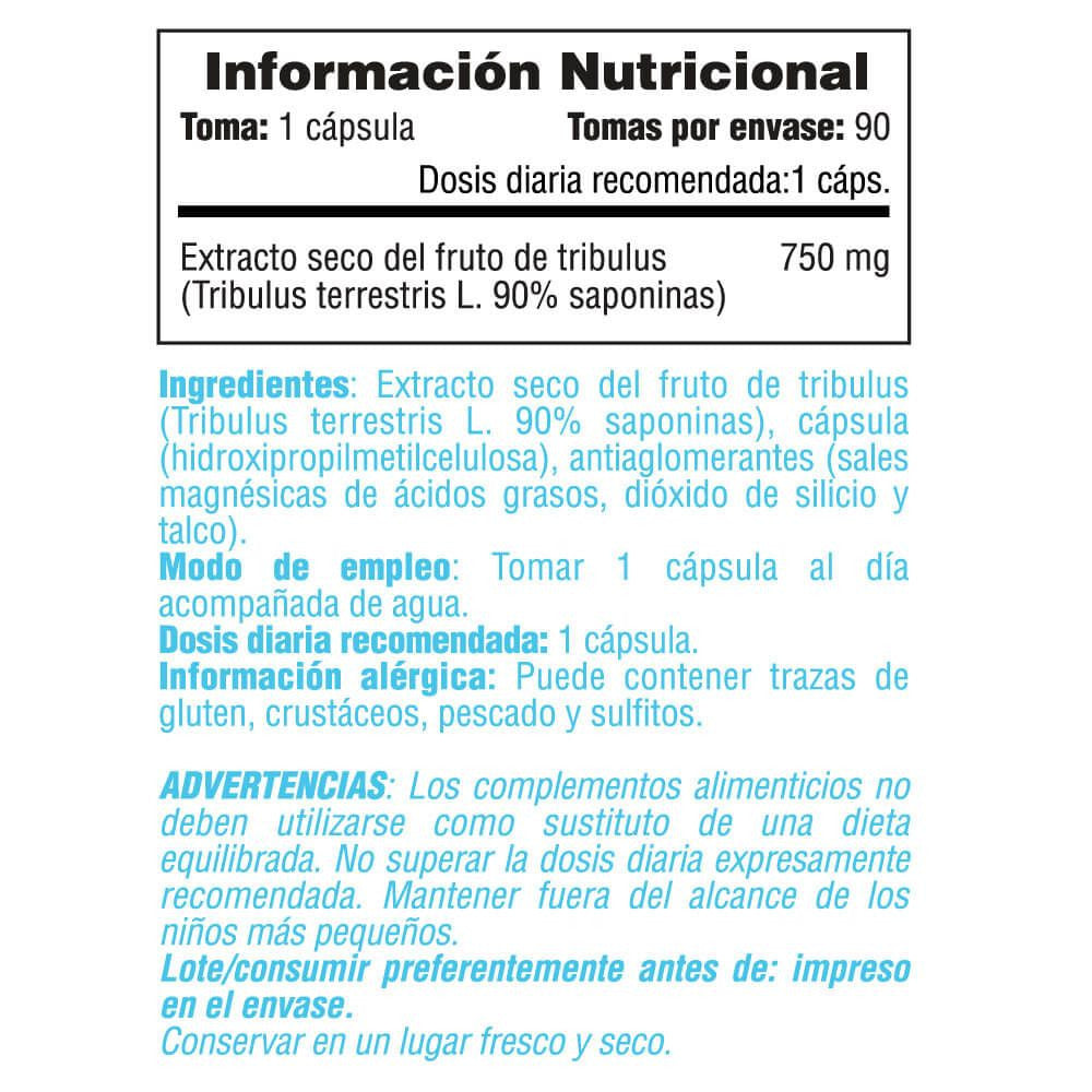 Tribulus 90 750mg - 90 Cápsulas - Tribulus - Smart Supplements_4