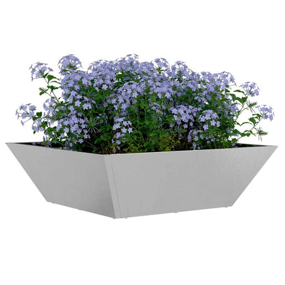 Maceta Para Jardín 5 Pcs Plateado 50 X 50 X 15 Cm_2