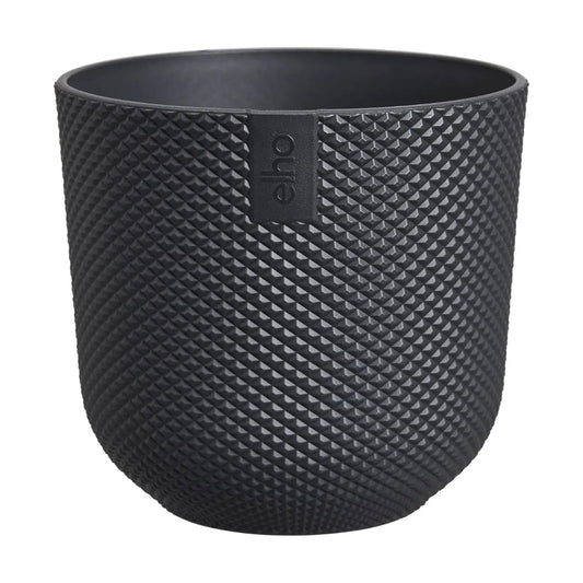 Maceta Antracita Jazz Round Mini Elho 11cm 100% reciclado
