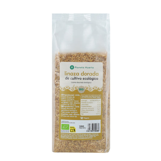 Semillas de lino dorado ECO Planeta Huerto 500 g