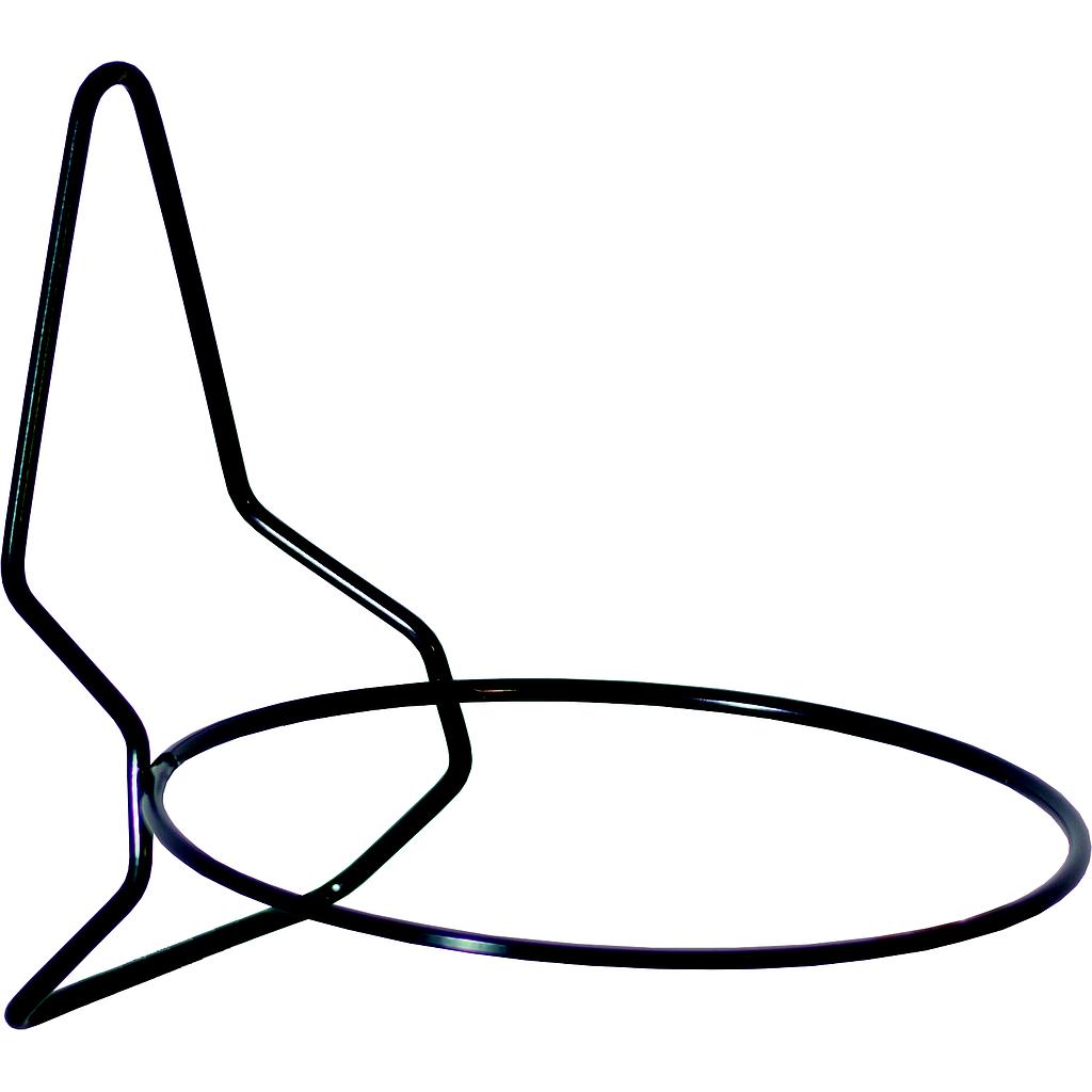Hierro Simple De Pared Antracita 18.5cm_0