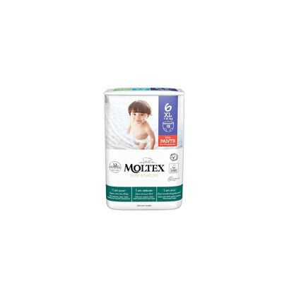 Pants Moltex Pure &amp; Nature T6 (+14 kg), 18 Uds